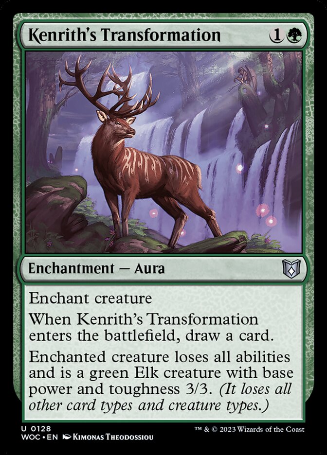 Kenrith's Transformation - Wilds of Eldraine Commander (WOC)