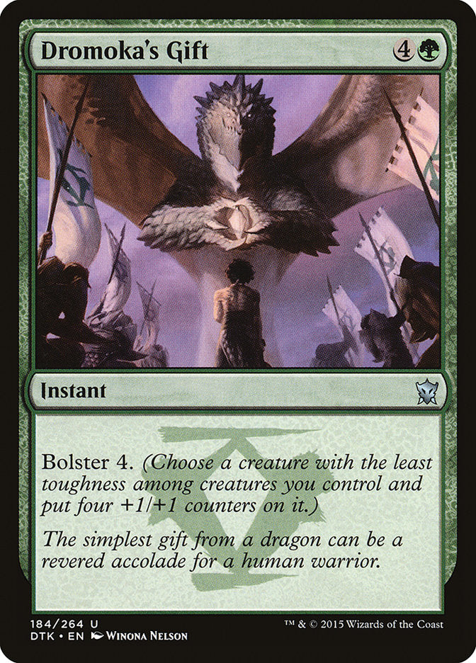 Dromoka's Gift - [Foil] Dragons of Tarkir (DTK)