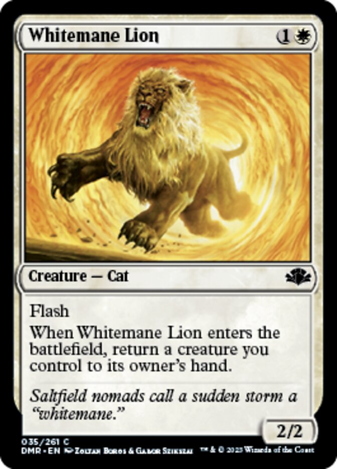 Whitemane Lion - [Foil] Dominaria Remastered (DMR)