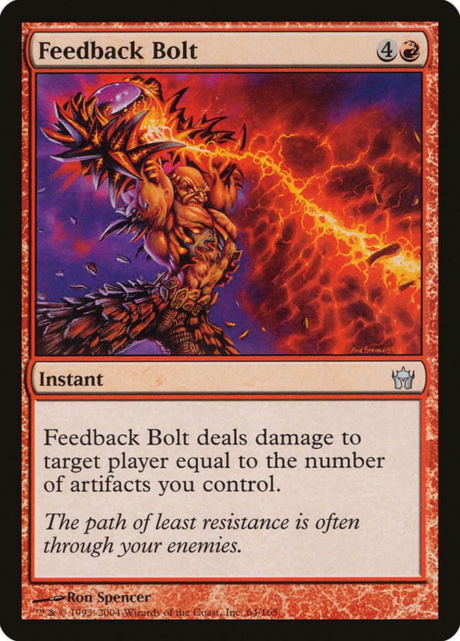 Feedback Bolt - [Foil] Fifth Dawn (5DN)