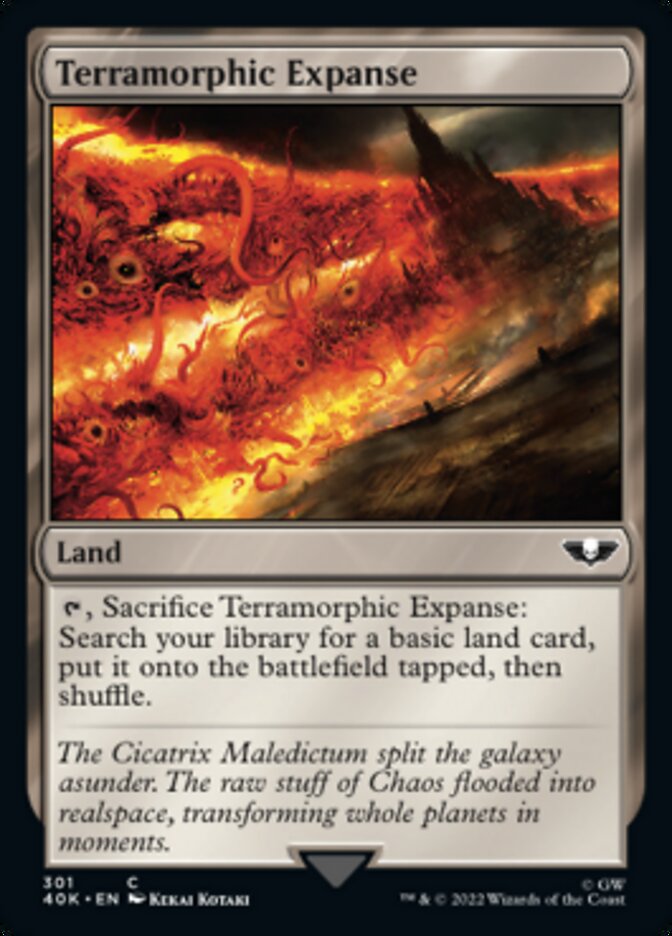 Terramorphic Expanse - [Surge Foil] Warhammer 40,000 Commander (40K)