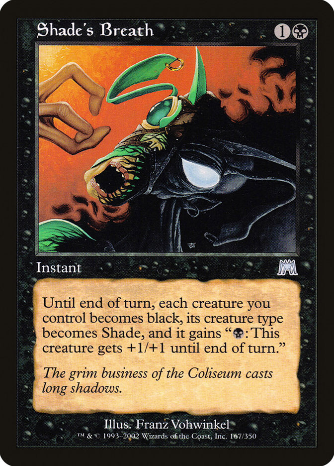 Shade's Breath - [Foil, Retro Frame] Onslaught (ONS)