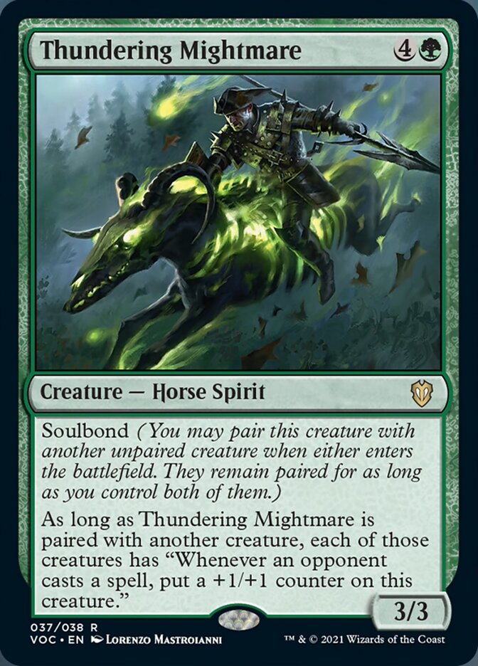 Thundering Mightmare - [Foil] Crimson Vow Commander (VOC)