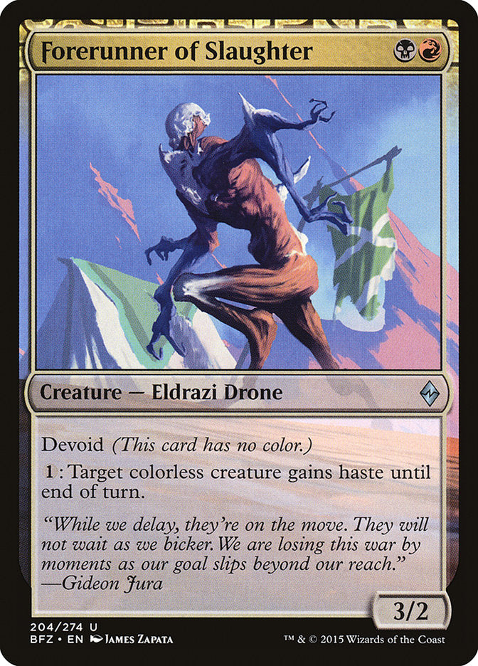 Forerunner of Slaughter - [Foil] Battle for Zendikar (BFZ)