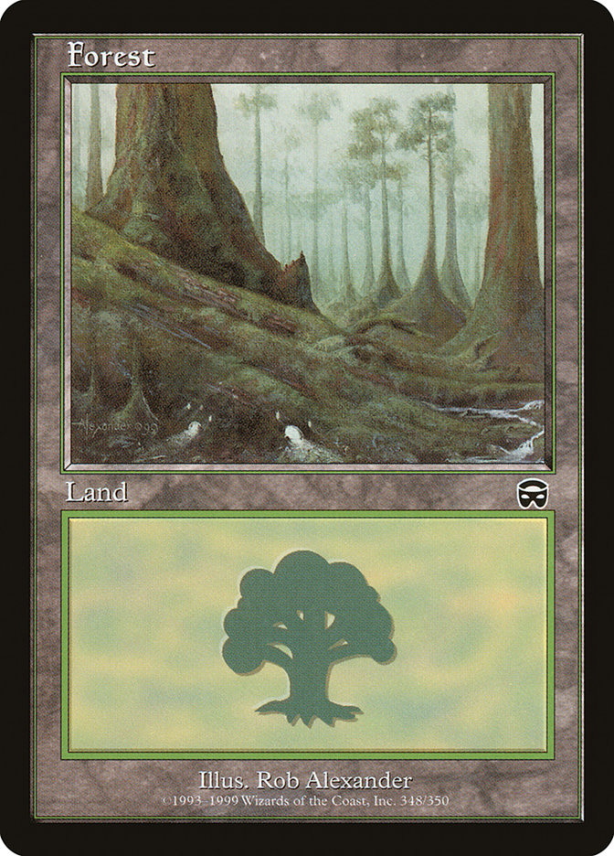 Forest (348) - [Foil] Mercadian Masques (MMQ)