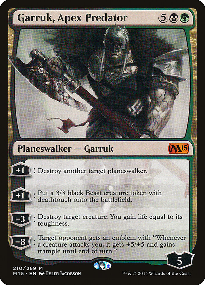 Garruk, Apex Predator - [Foil] Magic 2015 (M15)