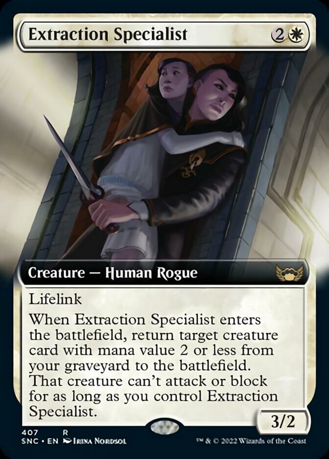 Extraction Specialist - [Foil, Extended Art] Streets of New Capenna (SNC)