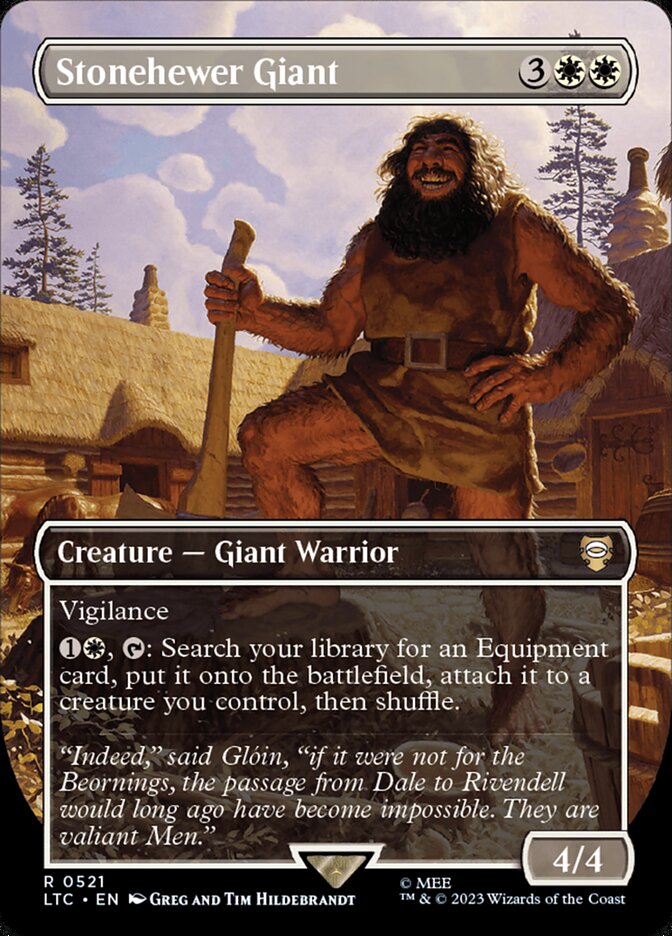 Stonehewer Giant - [Foil, Borderless] Tales of Middle-earth Commander (LTC)