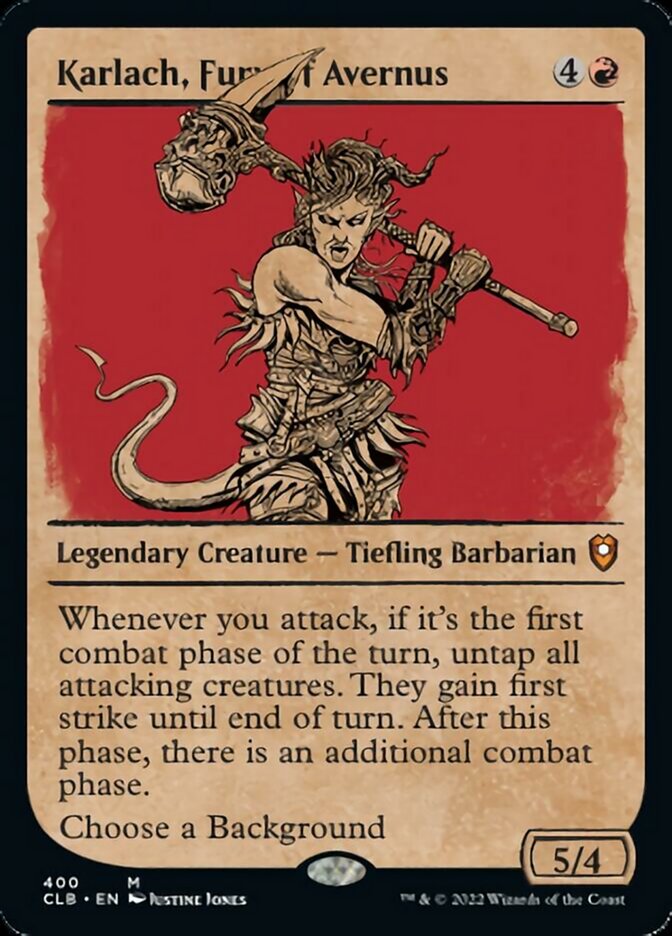 Karlach, Fury of Avernus - [Foil, Showcase] Commander Legends: Battle for Baldur's Gate (CLB)