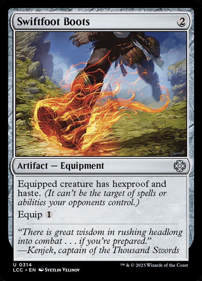 Swiftfoot Boots - Lost Caverns of Ixalan Commander (LCC)
