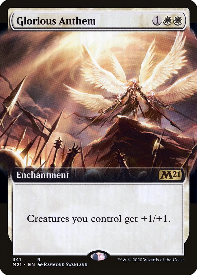 Glorious Anthem - [Foil, Extended Art] Core Set 2021 (M21)