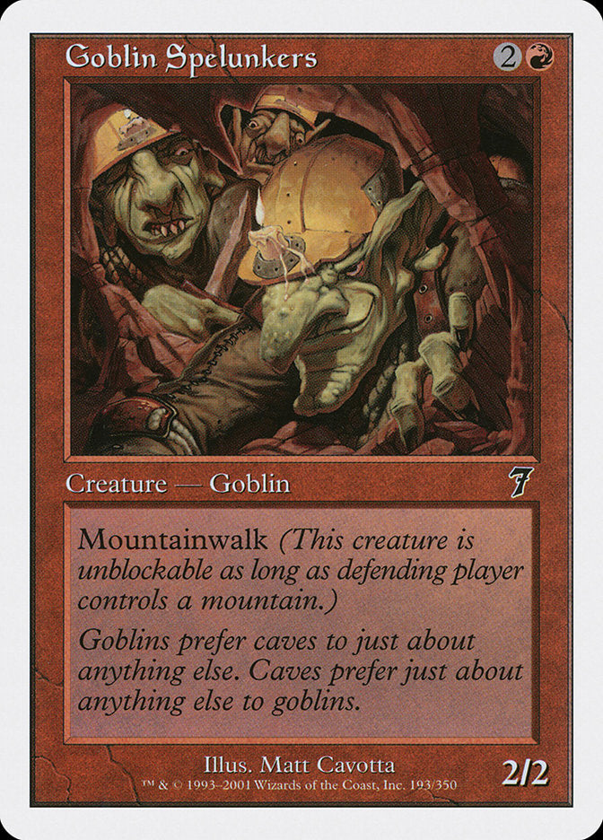 Goblin Spelunkers - [Foil] Seventh Edition (7ED)