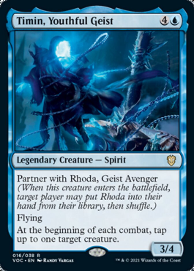 Timin, Youthful Geist - [Foil] Crimson Vow Commander (VOC)