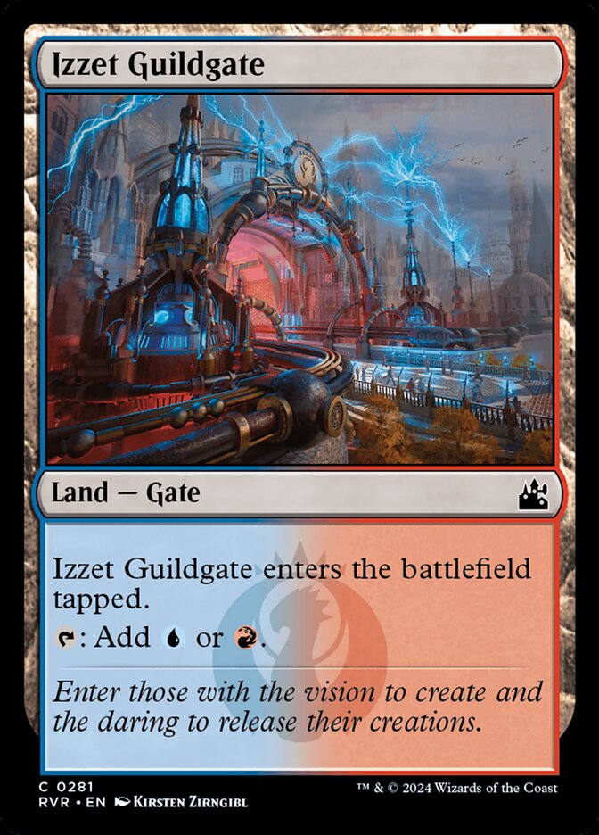 Izzet Guildgate - [Foil] Ravnica Remastered (RVR)
