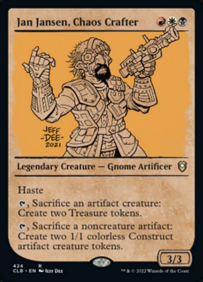 Jan Jansen, Chaos Crafter - [Foil, Showcase] Commander Legends: Battle for Baldur's Gate (CLB)