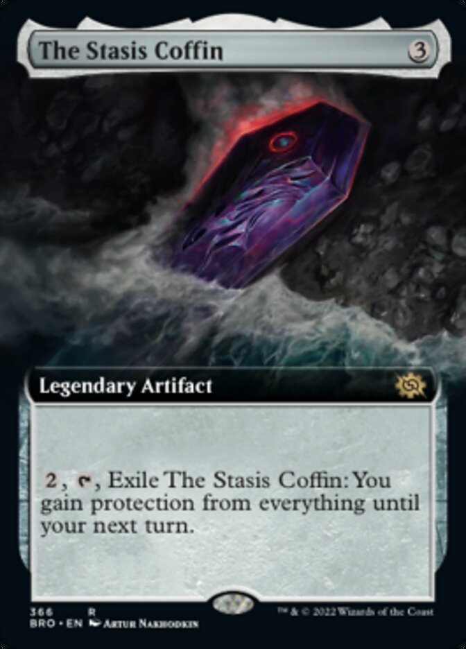 The Stasis Coffin - [Foil, Extended Art] The Brothers' War (BRO)