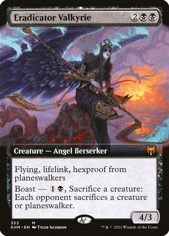Eradicator Valkyrie - [Foil, Extended Art] Kaldheim (KHM)