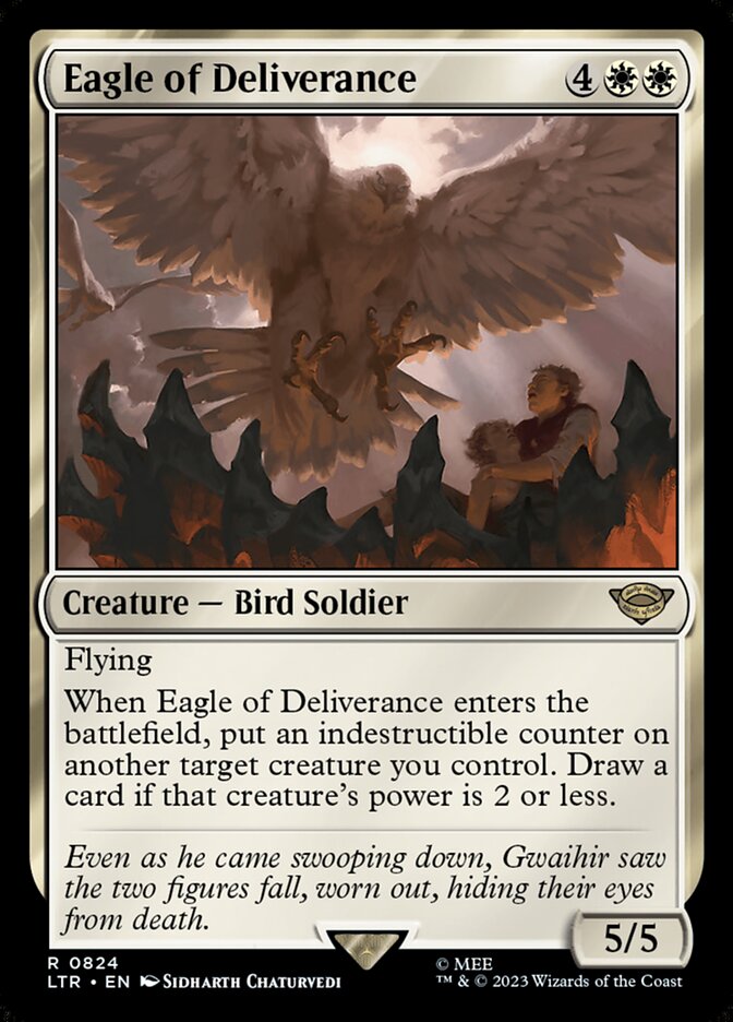 Eagle of Deliverance - [Foil] The Lord of the Rings: Tales of Middle-earth (LTR)