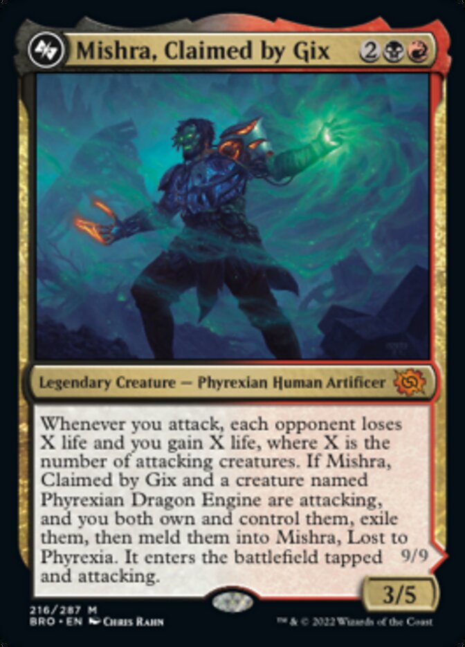 Mishra, Claimed by Gix // Mishra, Lost to Phyrexia - [Foil] The Brothers' War (BRO)