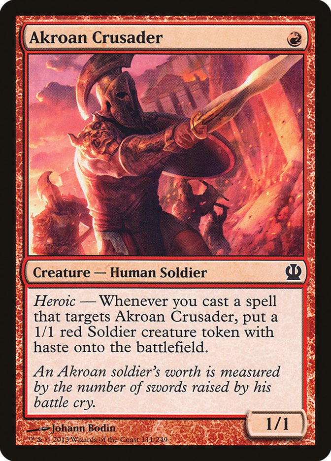 Akroan Crusader - [Foil] Theros (THS)