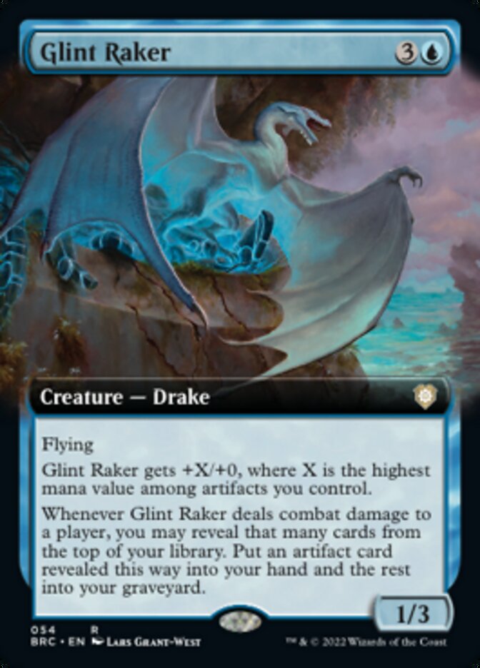 Glint Raker - [Foil, Extended Art] The Brothers' War Commander (BRC)