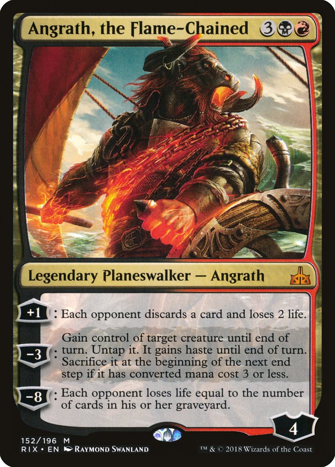 Angrath, the Flame-Chained - [Foil] Rivals of Ixalan (RIX)