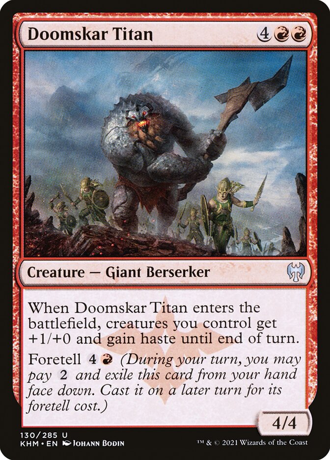 Doomskar Titan - [Foil] Kaldheim (KHM)