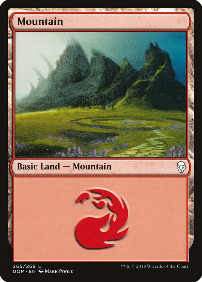 Mountain - [Foil] Dominaria (DOM)