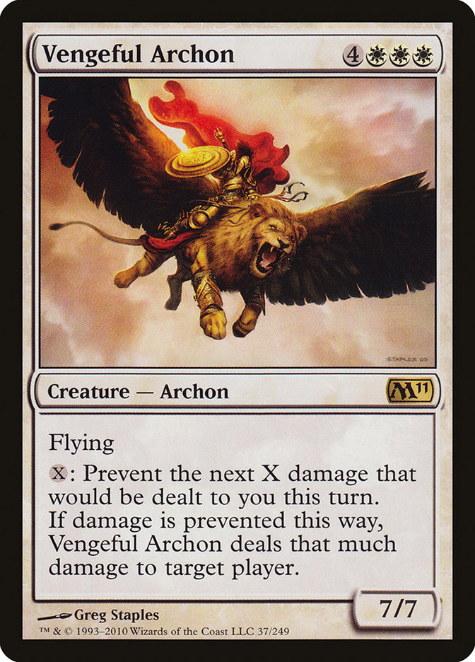 Vengeful Archon - [Foil] Magic 2011 (M11)