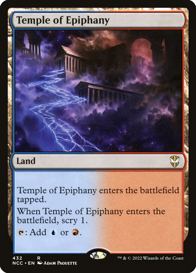 Temple of Epiphany - [Foil] New Capenna Commander (NCC)