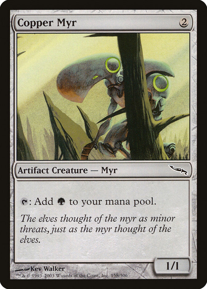 Copper Myr - [Foil] Mirrodin (MRD)