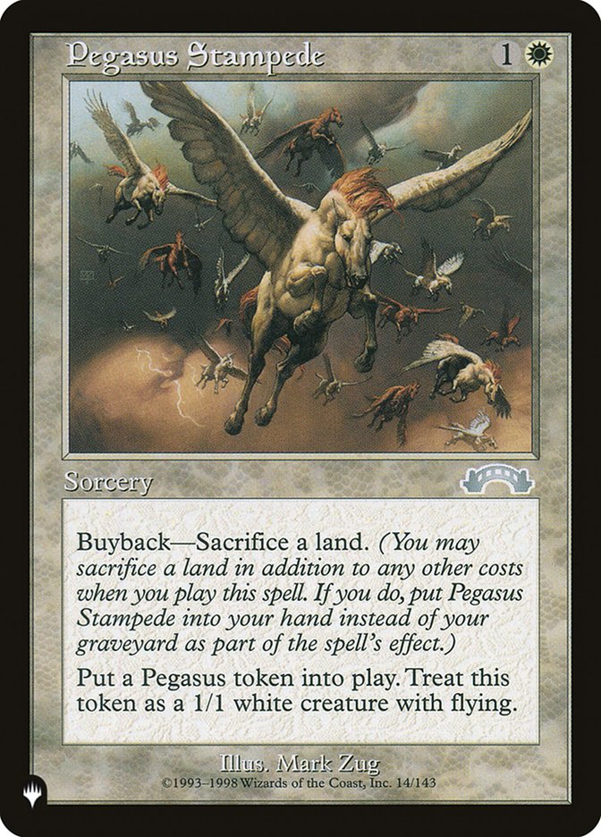 Pegasus Stampede - [Retro Frame] The List (PLIST)