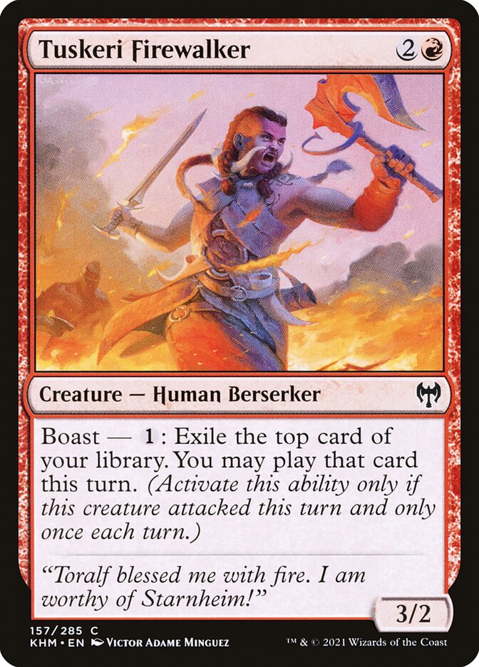Tuskeri Firewalker - [Foil] Kaldheim (KHM)