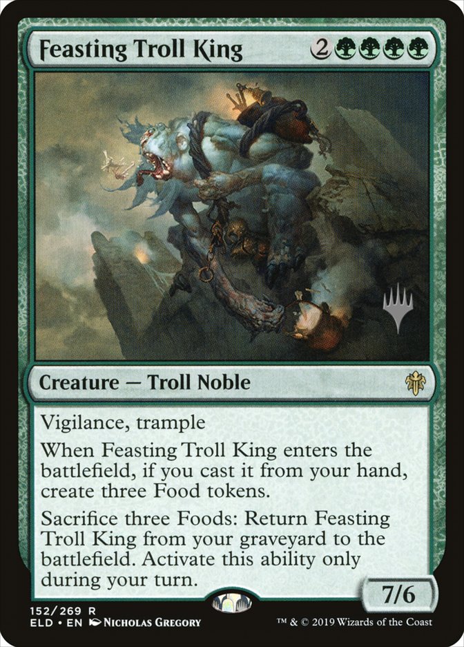 Feasting Troll King - [Promo] Throne of Eldraine Promos (PELD)