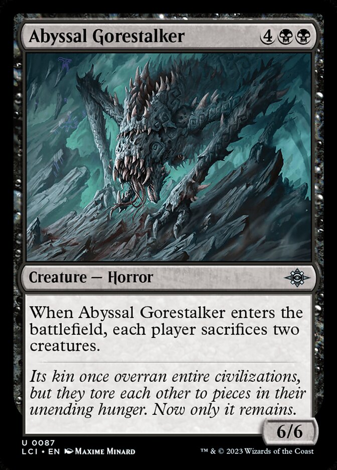 Abyssal Gorestalker - [Foil] The Lost Caverns of Ixalan (LCI)