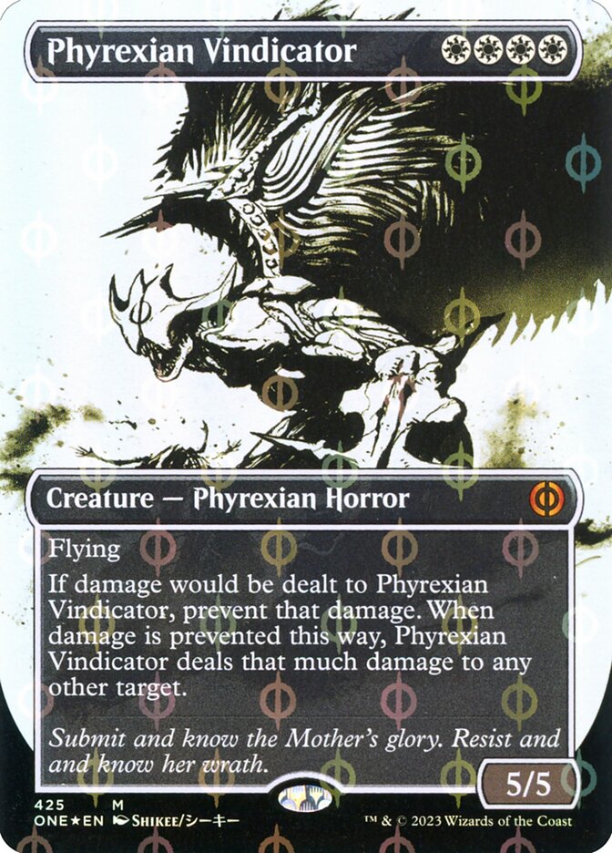 Phyrexian Vindicator - [Step and Compleat Foil, Showcase] Phyrexia: All Will Be One (ONE)