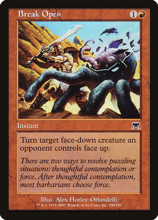 Break Open - [Foil, Retro Frame] Onslaught (ONS)