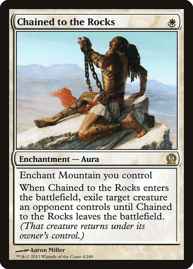 Chained to the Rocks - [Foil] Theros (THS)
