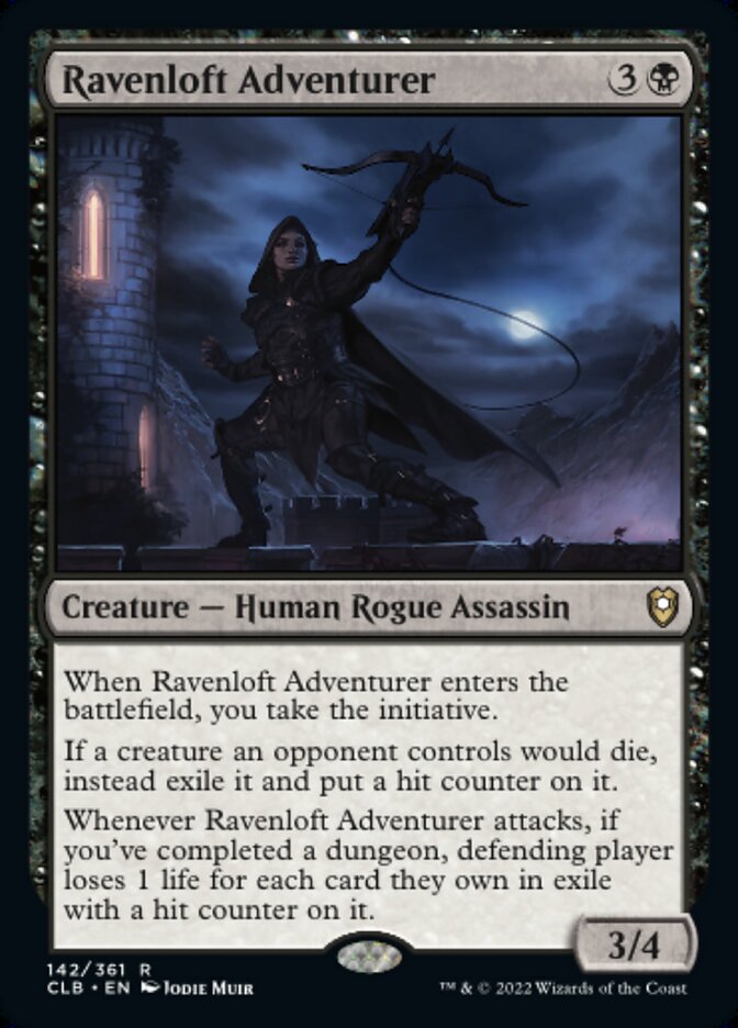 Ravenloft Adventurer - [Foil] Commander Legends: Battle for Baldur's Gate (CLB)