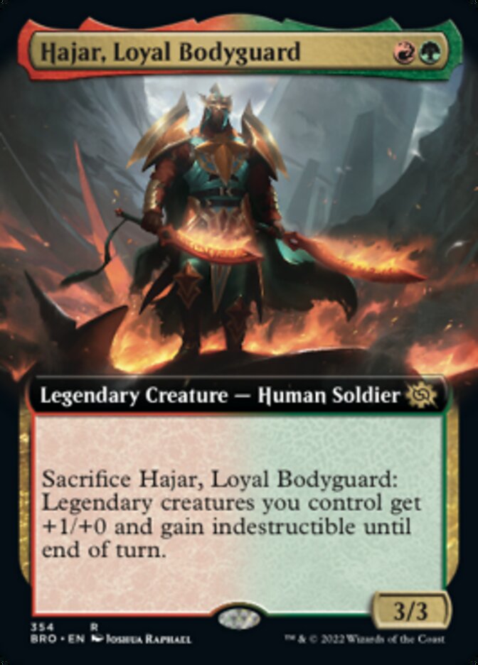 Hajar, Loyal Bodyguard - [Extended Art] The Brothers' War (BRO)