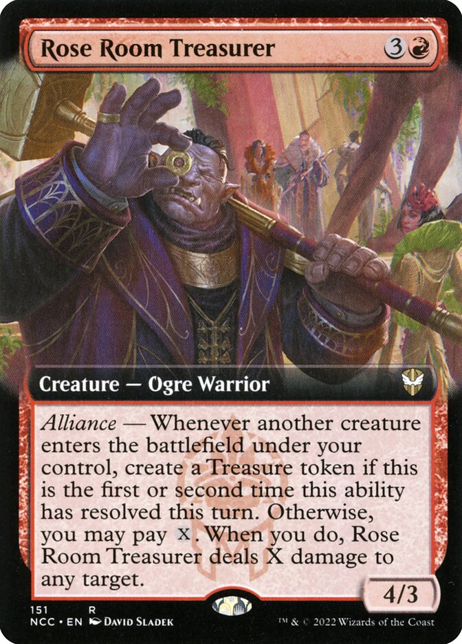 Rose Room Treasurer - [Extended Art] New Capenna Commander (NCC)