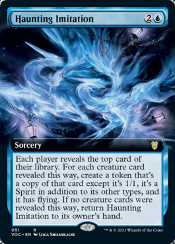 mtg crimson vow commander cards Haunting Imitation