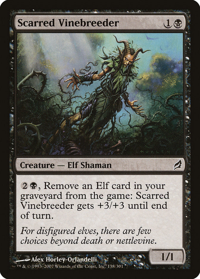 Scarred Vinebreeder - [Foil] Lorwyn (LRW)