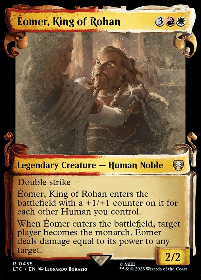 Éomer, King of Rohan - [Foil, Showcase Scroll] Tales of Middle-earth Commander (LTC)