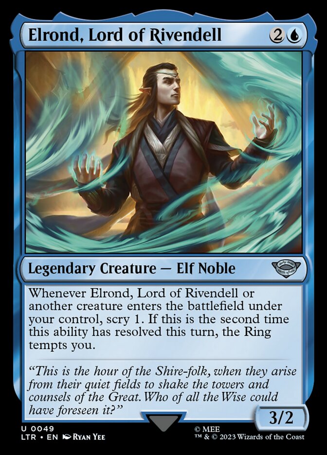 Elrond, Lord of Rivendell - [Foil] The Lord of the Rings: Tales of Middle-earth (LTR)