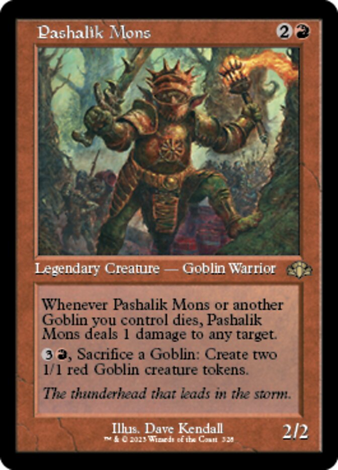 Pashalik Mons - [Retro Frame] Dominaria Remastered (DMR)