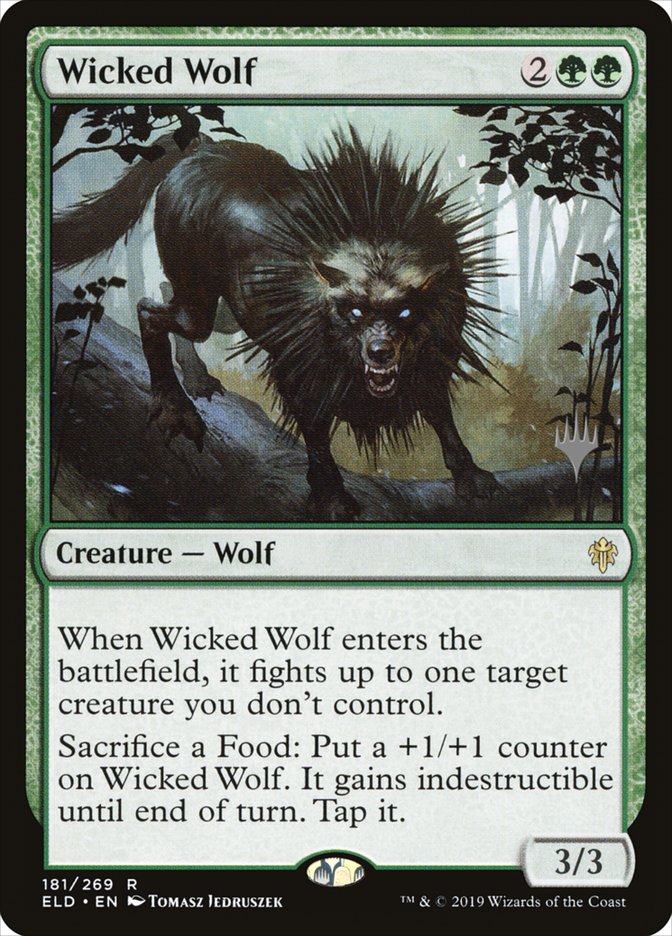 Wicked Wolf - [Promo] Throne of Eldraine Promos (PELD)