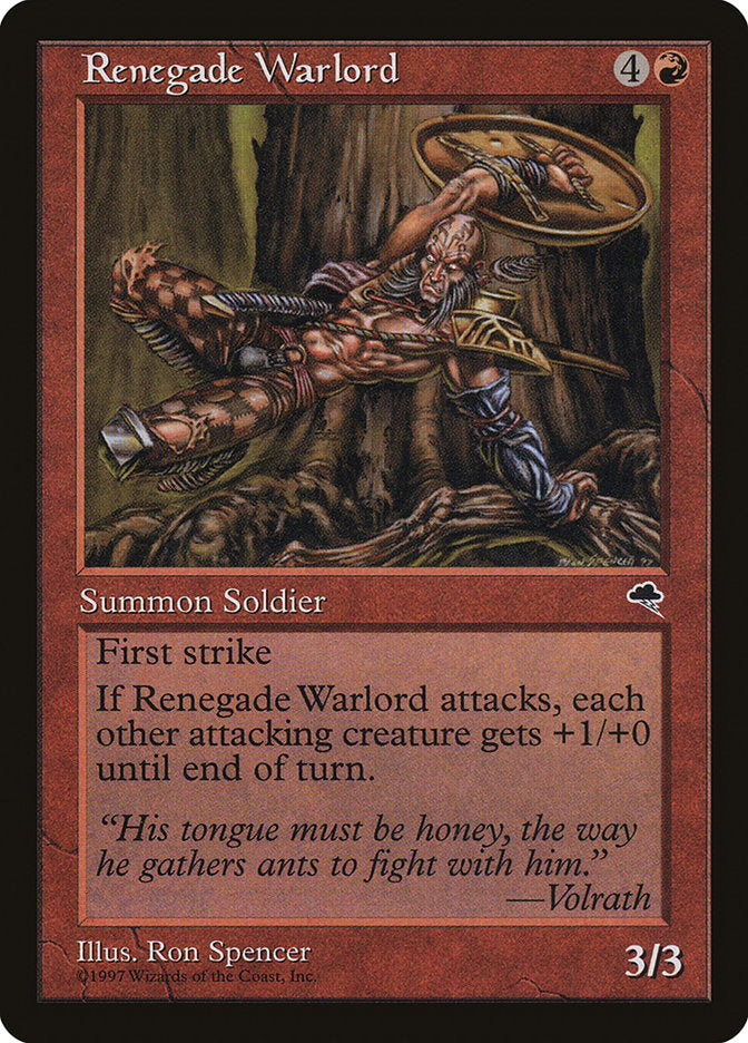 Renegade Warlord - [Retro Frame] Tempest (TMP)