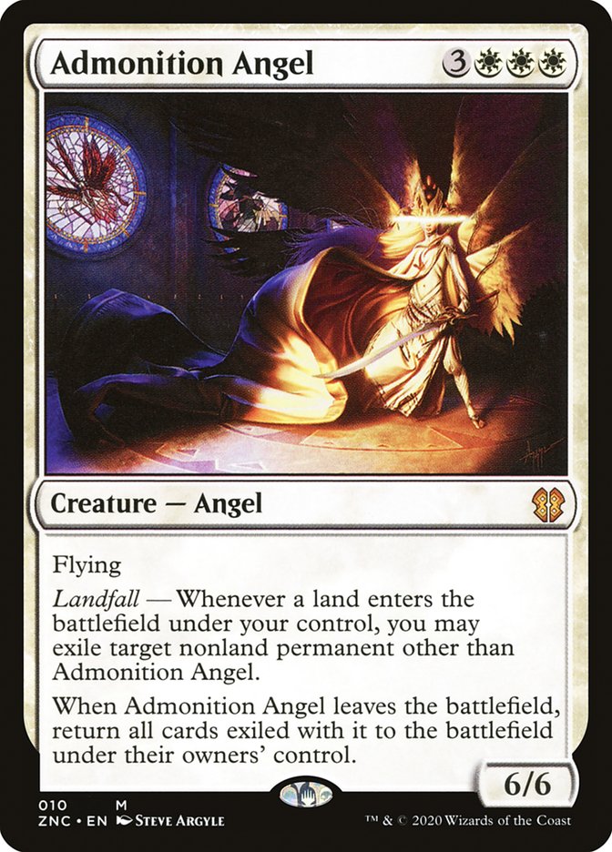 Admonition Angel - [Foil] Zendikar Rising Commander (ZNC)