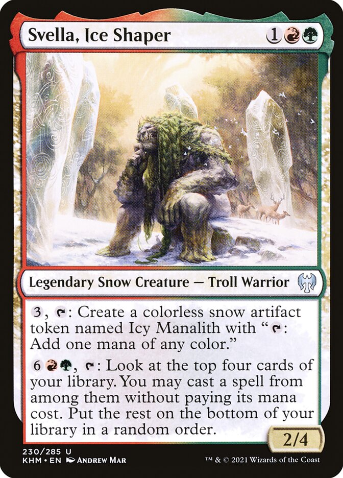 Svella, Ice Shaper - [Foil] Kaldheim (KHM)